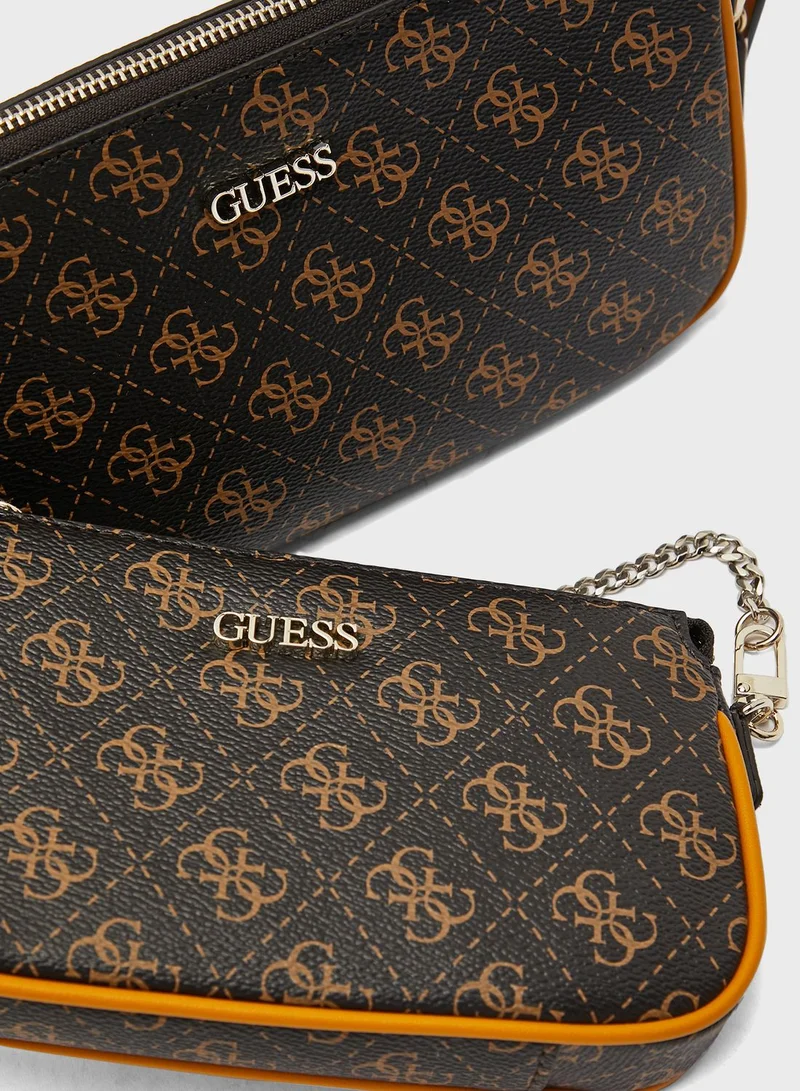 GUESS Arie Double Pouch Crossbody