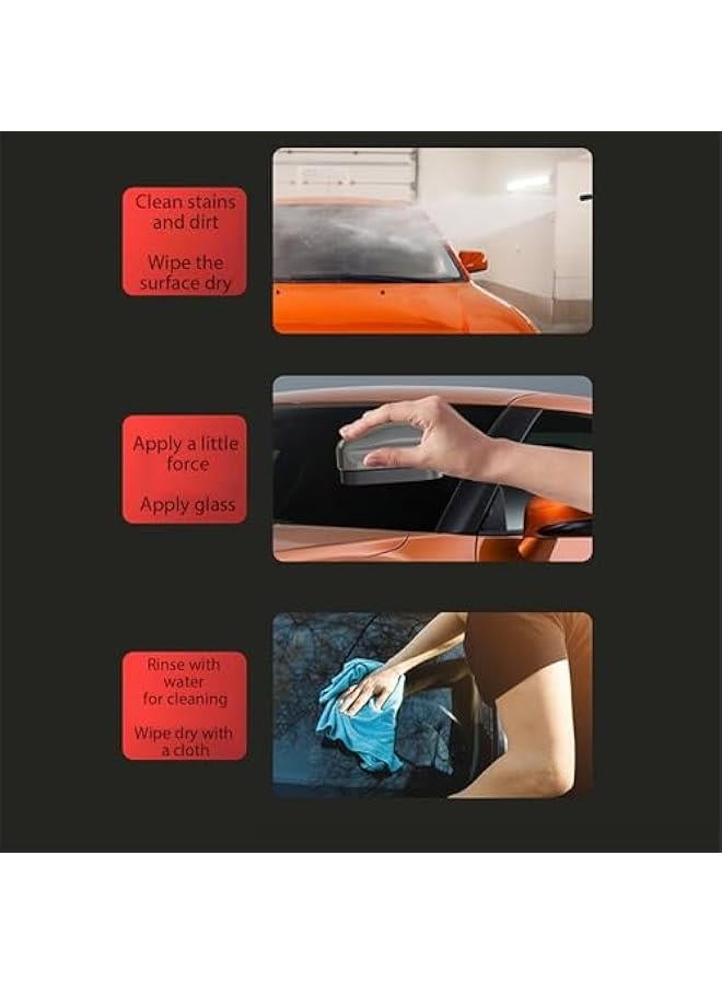 Arabest Gelmalls Glass Cleaner- Professional Grade Windshield Brushes with Clean Degreaser for Auto Windows - Removes Oil Film and Coating with Ease. Improves Clarity and Visibility - Image 3