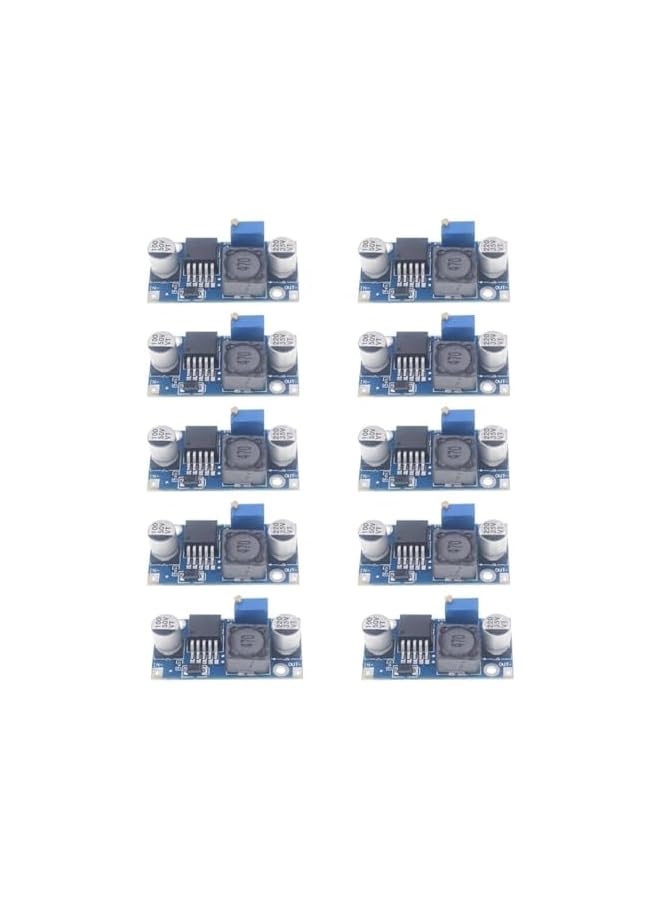 promass 10Pcs LM2596 Buck Converter DC-DC Step Down Variable Volt Regulator Electronic Voltage Stabilizer Power Supply Module 3.0-40V to 1.5-35V - Image 2