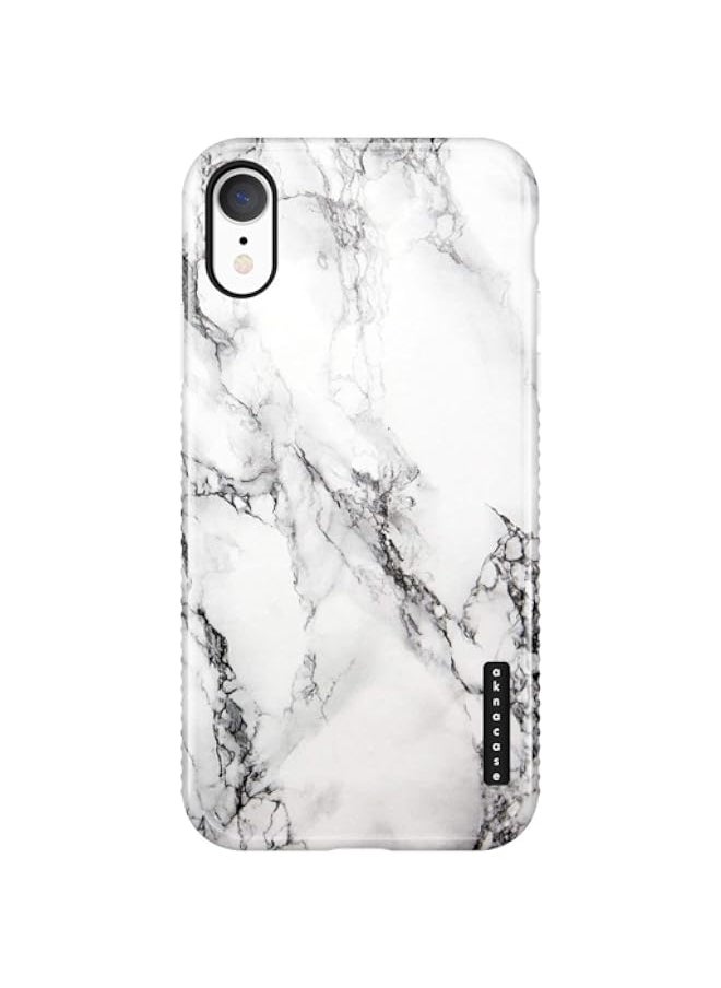 iPhone XR Case Marble, Akna Sili-Tastic Series High Impact Silicon Cover with Full HD+ Graphics for iPhone XR (Graphic 101791)