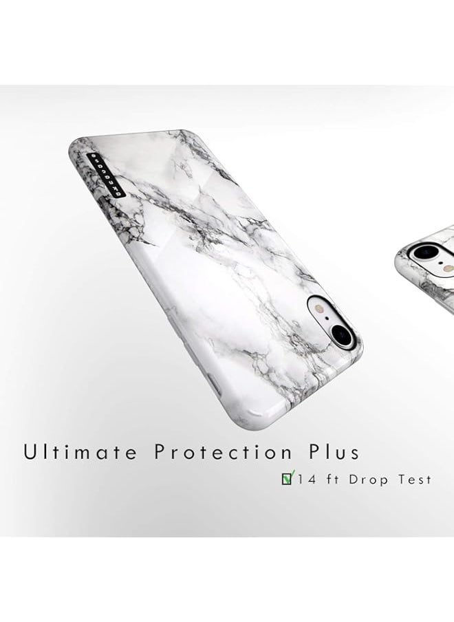 iPhone XR Case Marble, Akna Sili-Tastic Series High Impact Silicon Cover with Full HD+ Graphics for iPhone XR (Graphic 101791)