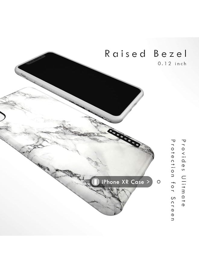 iPhone XR Case Marble, Akna Sili-Tastic Series High Impact Silicon Cover with Full HD+ Graphics for iPhone XR (Graphic 101791)