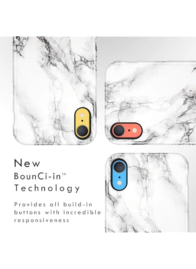 iPhone XR Case Marble, Akna Sili-Tastic Series High Impact Silicon Cover with Full HD+ Graphics for iPhone XR (Graphic 101791)