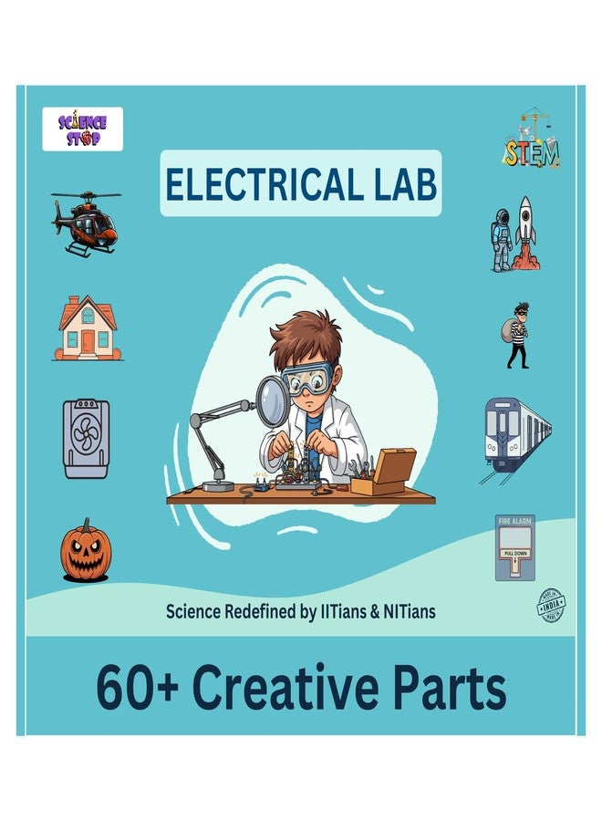 Science Stop Electricity Kit - Science Experiment Kit for Kids Ages 7 to 14 | Ultimate Electricity Engineering Toy | Electronic Science Project Kit | DIY Creative Robotics STEM Toy for Boys & Girls - Image 1