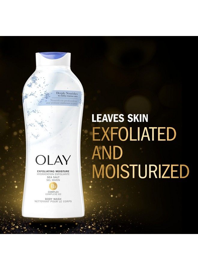 Olay غسول الجسم المقشر اليومي بملح البحر 22 أونص (4 قطع) - Image 5