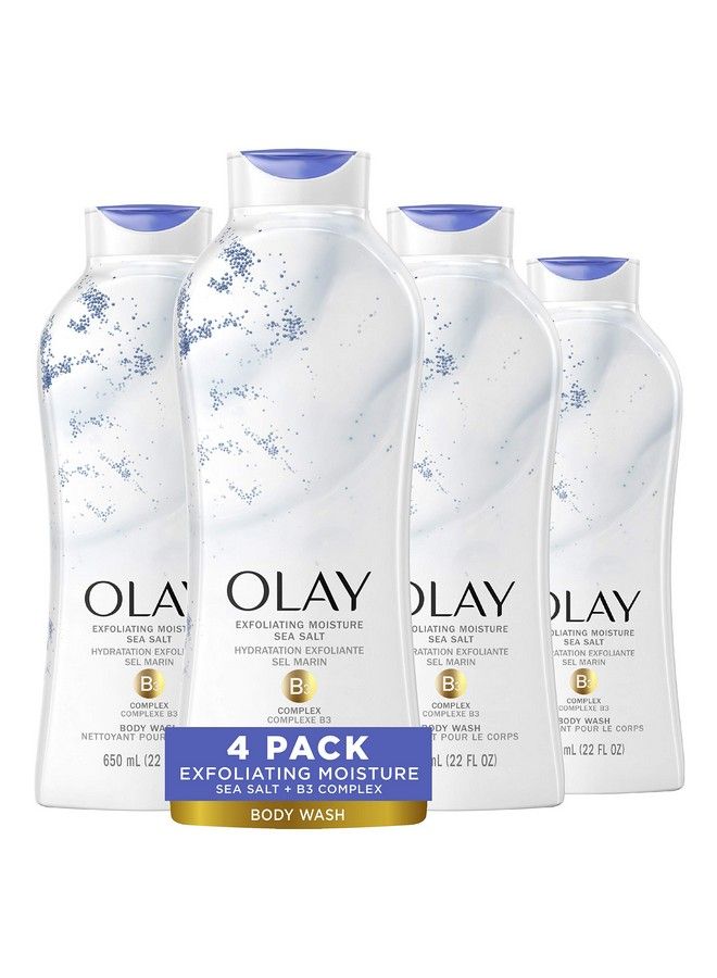 Olay غسول الجسم المقشر اليومي بملح البحر 22 أونص (4 قطع) - Image 2
