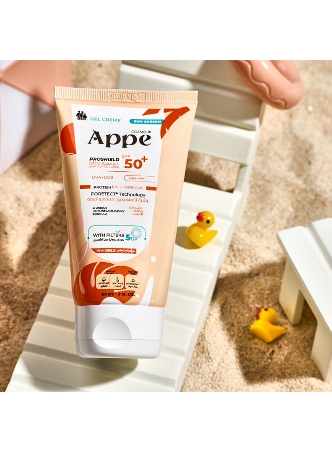 Cosmo APPE Sun Screen Gel Creme SPF50+ - 60 ml - Image 4