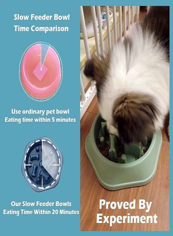 DIFAIEN Slow Pet Feeder Non Slip Bowl Durable Preventing Choking Healthy Design Bowl for Feeding Dogs & Cats(PO1) - Image 5
