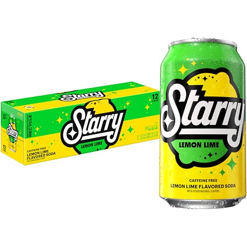 Starry Lemon Lime Soda Pop, 12 Fl Oz Cans (Pack of 12) - Image 5