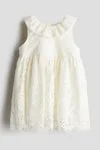 H&M Flounce-collar lace dress