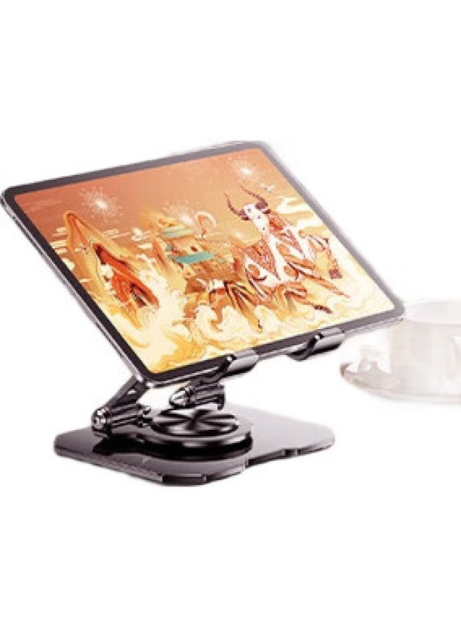 samtogo Shuotu Tablet Stand, Ipad Desktop Phone Holder, 360° Multifunctional Rotating Folding Lazy Support Stand, For Gaming, Online Classes, Metal Video, Universal Tablet Stand - Image 1