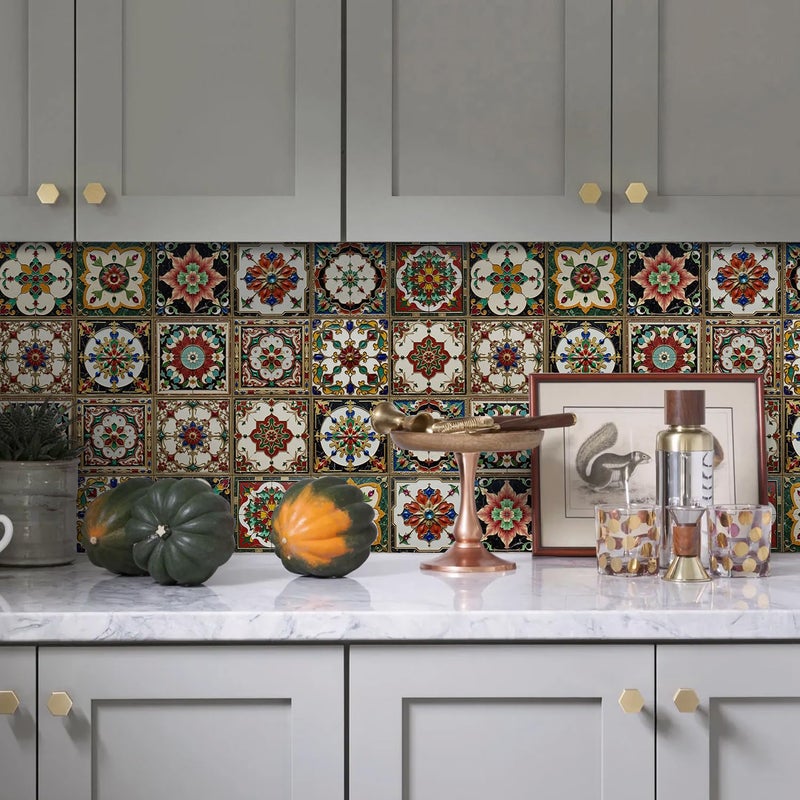 VICCI Peel and Stick Backsplash Tiles 5.9 * 5.9 Inch 12Pcs - Extra Thick Foam Self Adhesive Tiles, Backsplash for Stove, Kitchen Splashguard - Image 3