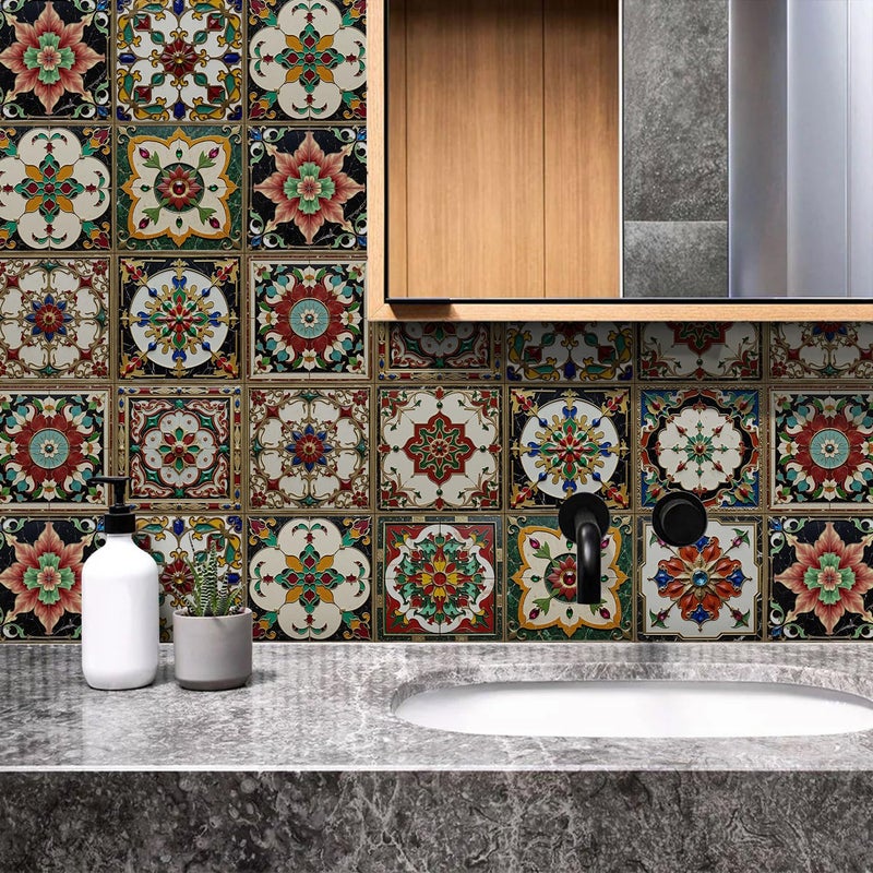 VICCI Peel and Stick Backsplash Tiles 5.9 * 5.9 Inch 12Pcs - Extra Thick Foam Self Adhesive Tiles, Backsplash for Stove, Kitchen Splashguard - Image 2