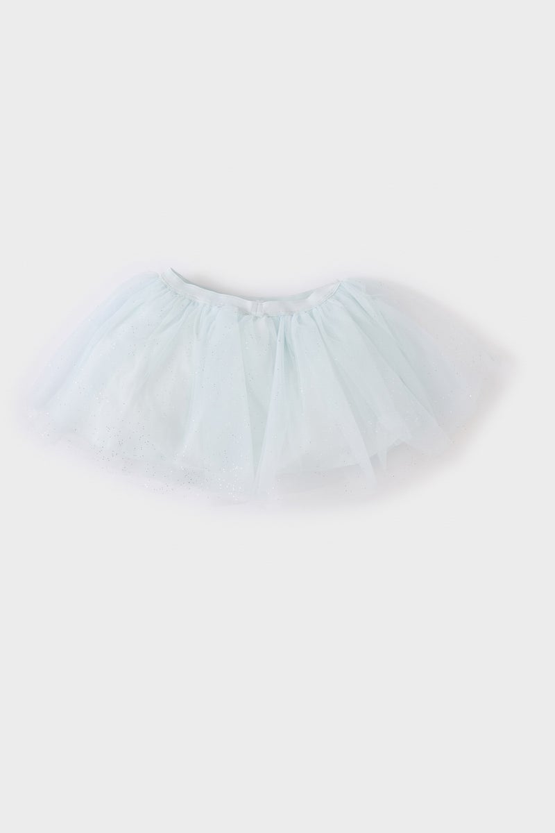 DeFacto Girl Printed Short Sleeve T Shirt Tutu Skirt 2 Piece Set - Image 2
