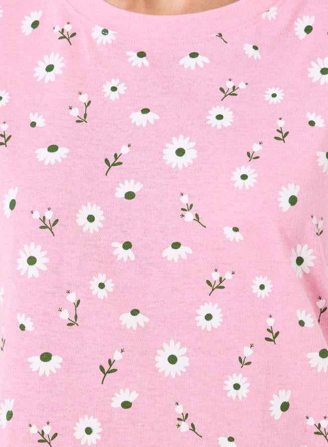 ستايلي مجموعة من 2 قميص نوم بطبعات - Image 4