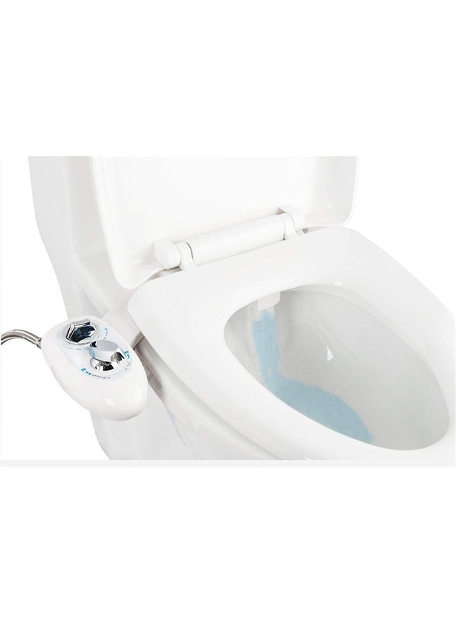 IBAMA - Bidet Toilet Seat with Dual Nozzle, Attachment with Self Cleaning, Non-Electric for Personal Hygiene, Easy Installation - Image 1