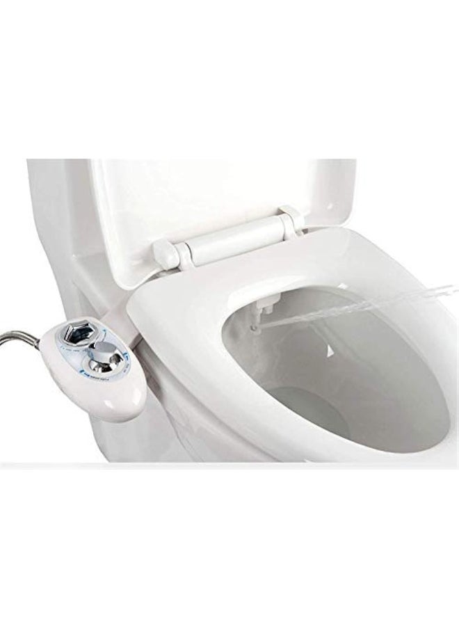 IBAMA - Bidet Toilet Seat with Dual Nozzle, Attachment with Self Cleaning, Non-Electric for Personal Hygiene, Easy Installation - Image 1