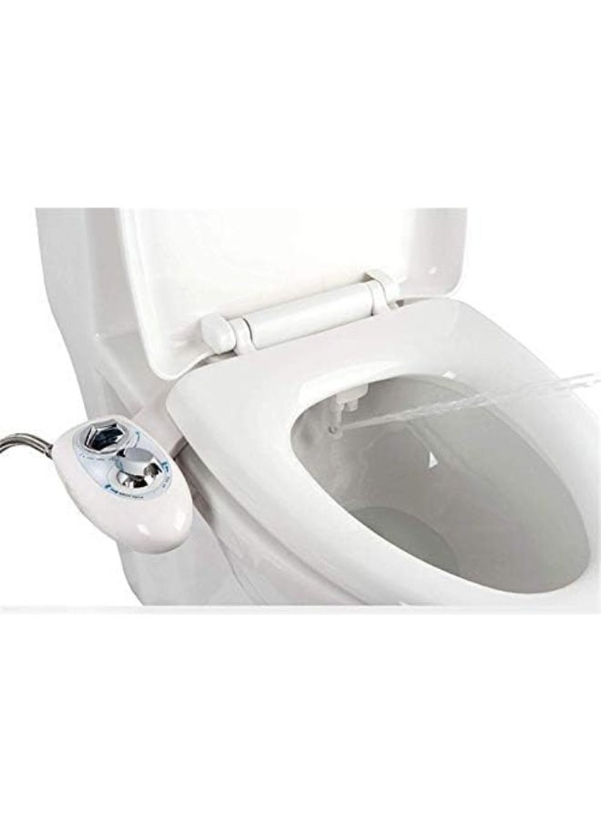 IBAMA - Bidet Toilet Seat with Dual Nozzle, Attachment with Self Cleaning, Non-Electric for Personal Hygiene, Easy Installation - Image 1