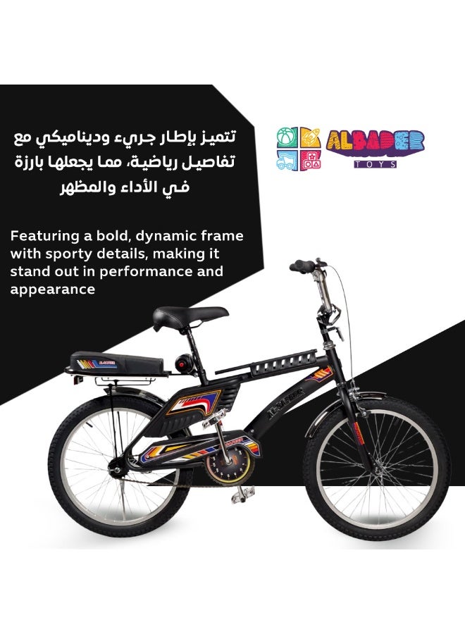 ALBADER Rambo Freestyle Bike 20-Inch Matte colors, Indonesian Rambo With Nickel Fender And Reflectors, Bicycle With Additional Seat & Adjustable Seat, Rambo Bike indonesian Design - Image 5