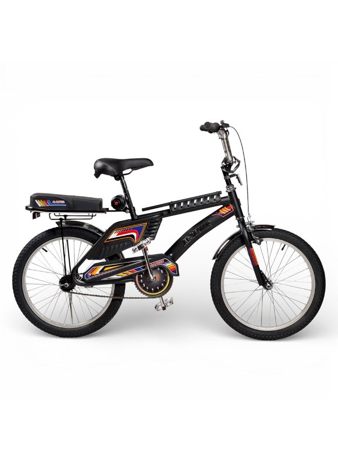 ALBADER Rambo Freestyle Bike 20-Inch Matte colors, Indonesian Rambo With Nickel Fender And Reflectors, Bicycle With Additional Seat & Adjustable Seat, Rambo Bike indonesian Design - Image 1