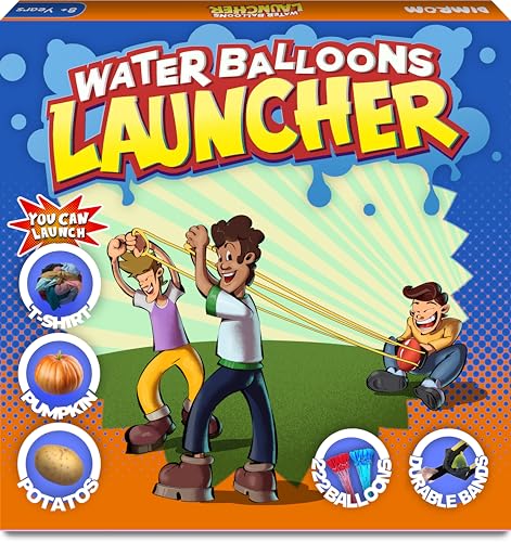 DIMROM Water Balloon Launcher Slingshot Shoots Up to 500 Yards 3Person Giant Slingshot with 222 QuickFill Water Balloons TShirt Launcher Potato Snowballs Outdoor Toy for Kids Teens Adults - Image 1