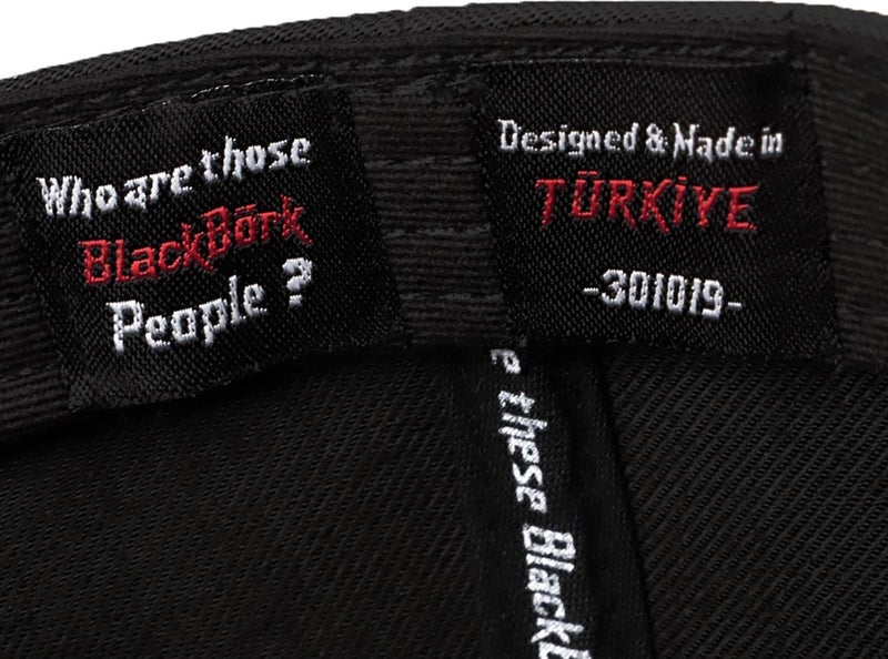 Black Börk Blackbörk V2 Baseball Not Today - Black Cordura Fabric Hat (Cap) with 2 Code Logo  - Image 3