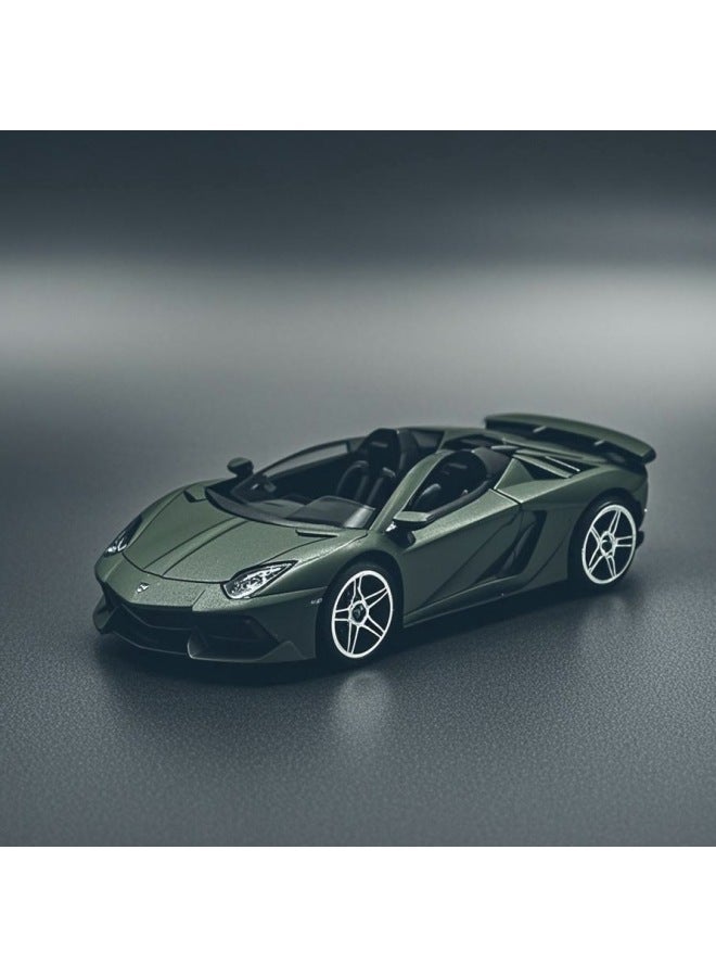 Children's Toy Car Boy 1:64 Alloy Toy Car Simulation Sliding Convertible Sports Car Model Gift Ornaments Wholesale 