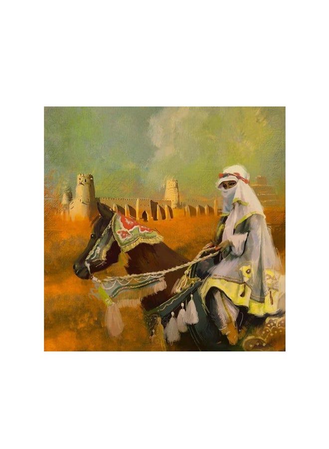 RYN Horse Mdf Wall Art Multicolour 30x30centimeter - Image 1