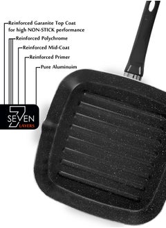 Grandi Marble Grill black 28cm -Bakelite Handle  - Image 3