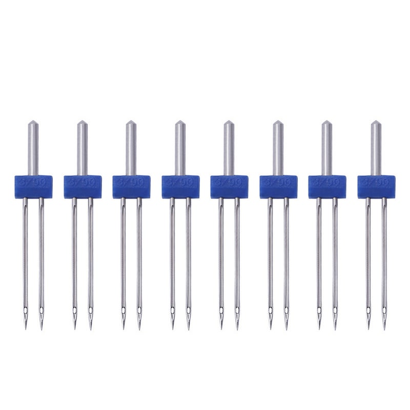1 Bag Electric Multi-function Twin Needles Tips Kit for Household Sewing Machine (2MM 100pcs for One Bag C01-005-00170) - Image 1