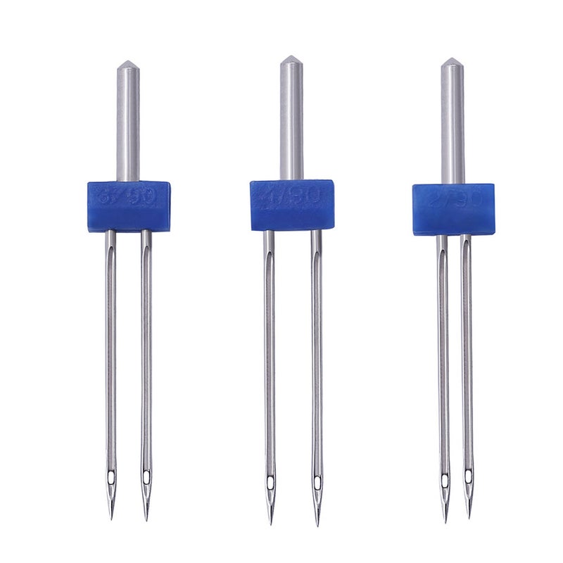 1 Bag Electric Multi-function Twin Needles Tips Kit for Household Sewing Machine (2MM 100pcs for One Bag C01-005-00170) - Image 5
