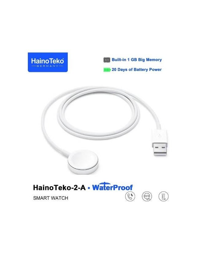 Haino Teko 2 A Smartwatch With Waterproof Full Screen AMOLED Display 20 Days Battery Life and 3 Pair Straps Designed For Ladies and Gents - Image 4