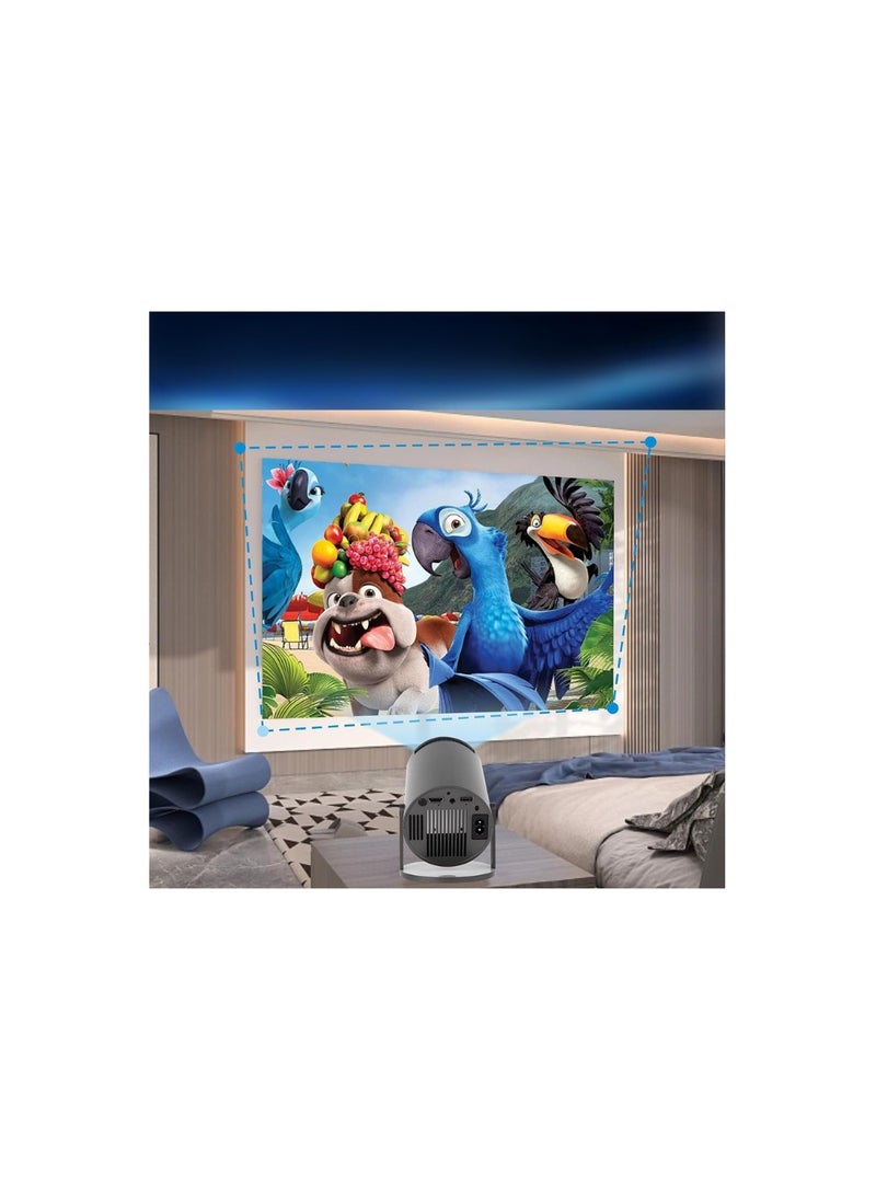 Generic - Mini Smart Projector 4K with WiFi 6 & Bluetooth 5 – Portable Home Theater Projector, Android 11, 130-Inch Display, Auto Keystone, 180° Adjustable Angle - Image 1