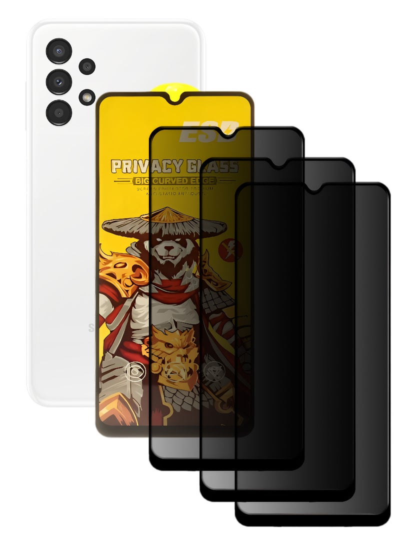 ESD 3 Pieces Tempered Dustproof Glass Screen Protector Compatible For Samsung Galaxy A13 4G - Image 1