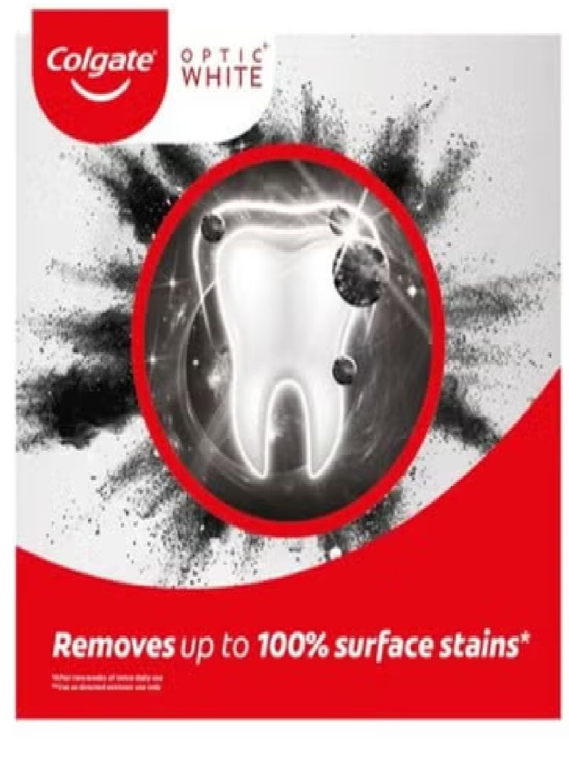 Colgate Optic White Charcoal Whitening Toothpaste 75Ml - Image 3