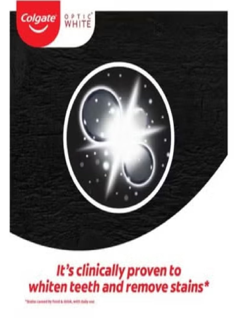 Colgate Optic White Charcoal Whitening Toothpaste 75Ml - Image 4