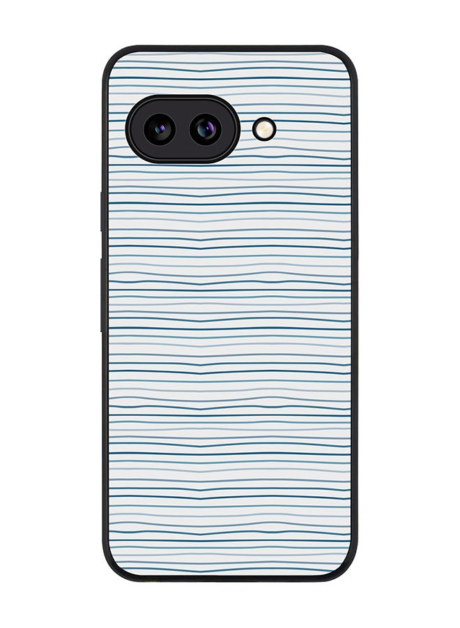 Stylizedd For Google Pixel 9a Case,Slim fit Camera Protection, Shockproof Thin Phone cover  - Shaky Lines - Image 1
