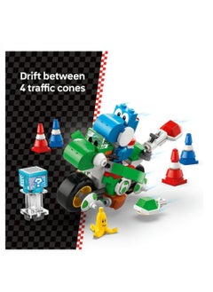 LEGO LEGO Super Mario Kart Yoshi Bike Building Toy Set 72031  - Image 5