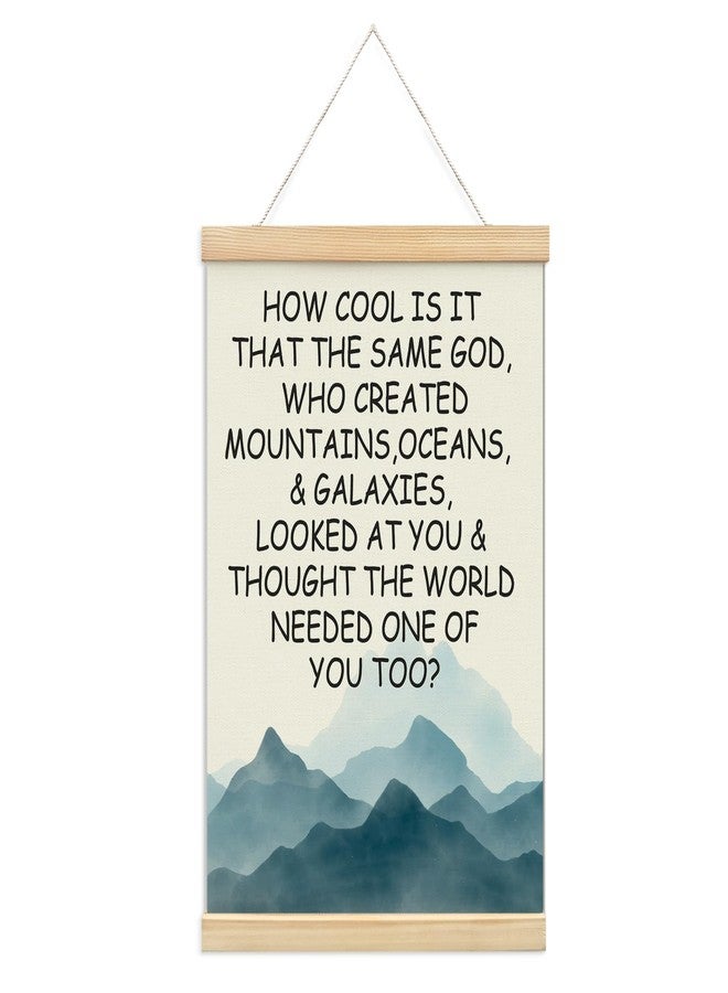foedor Scripture Bible Verse Signs for Kids,How Cool is It That The Same God Sign,Inspirational Christian Wall Art Decor for Kids Room Classroom Playroom Nursery,Neutral Cool Wall Decor,12x16 Inch - Image 1