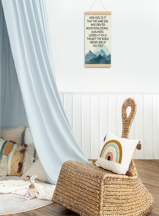 foedor Scripture Bible Verse Signs for Kids,How Cool is It That The Same God Sign,Inspirational Christian Wall Art Decor for Kids Room Classroom Playroom Nursery,Neutral Cool Wall Decor,12x16 Inch - Image 2