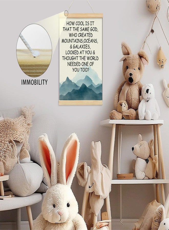 foedor Scripture Bible Verse Signs for Kids,How Cool is It That The Same God Sign,Inspirational Christian Wall Art Decor for Kids Room Classroom Playroom Nursery,Neutral Cool Wall Decor,12x16 Inch - Image 5