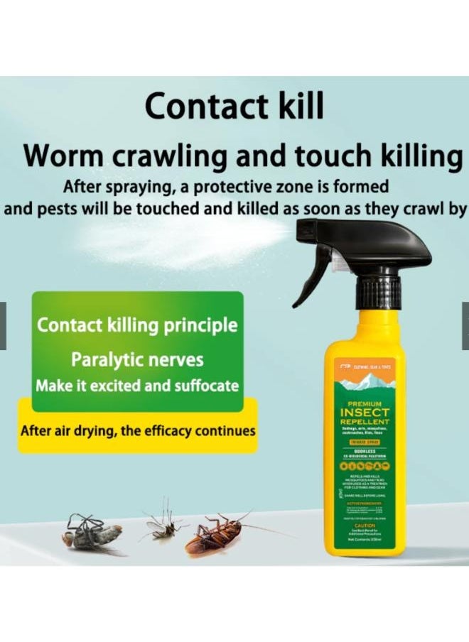 Generic 300ml Household Indoor Premium Insect Repellent for Bedbugs, Ants Mosquitoes, Cockroach, Files  - Image 2