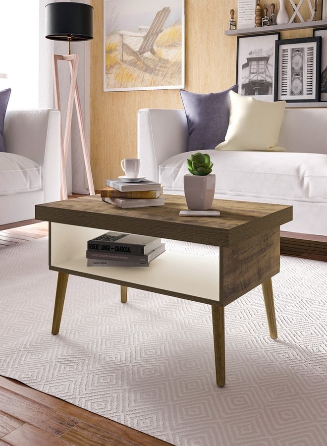 Pilati Center Coffee Table Pine Color 91x44.5x59  - Image 1