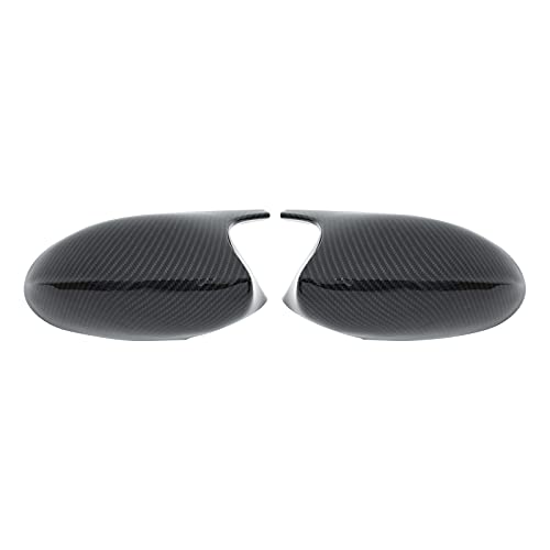 NewYall Pair of Carbon Fiber ABS Rear View Door Side Mirror Cover Cap for BMW 3 Series E90 E91 E92 E93 PRELCI Models 320i 323i 328i 335i 325Ci 330Ci 328xi 328xi 20052009 Left and Right Side