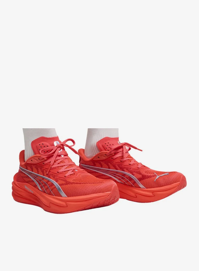 Puma Ultra Red-PUMA Silver Deviate NITRO™ 4 Running Shoes Men for Men | Best Price UAE