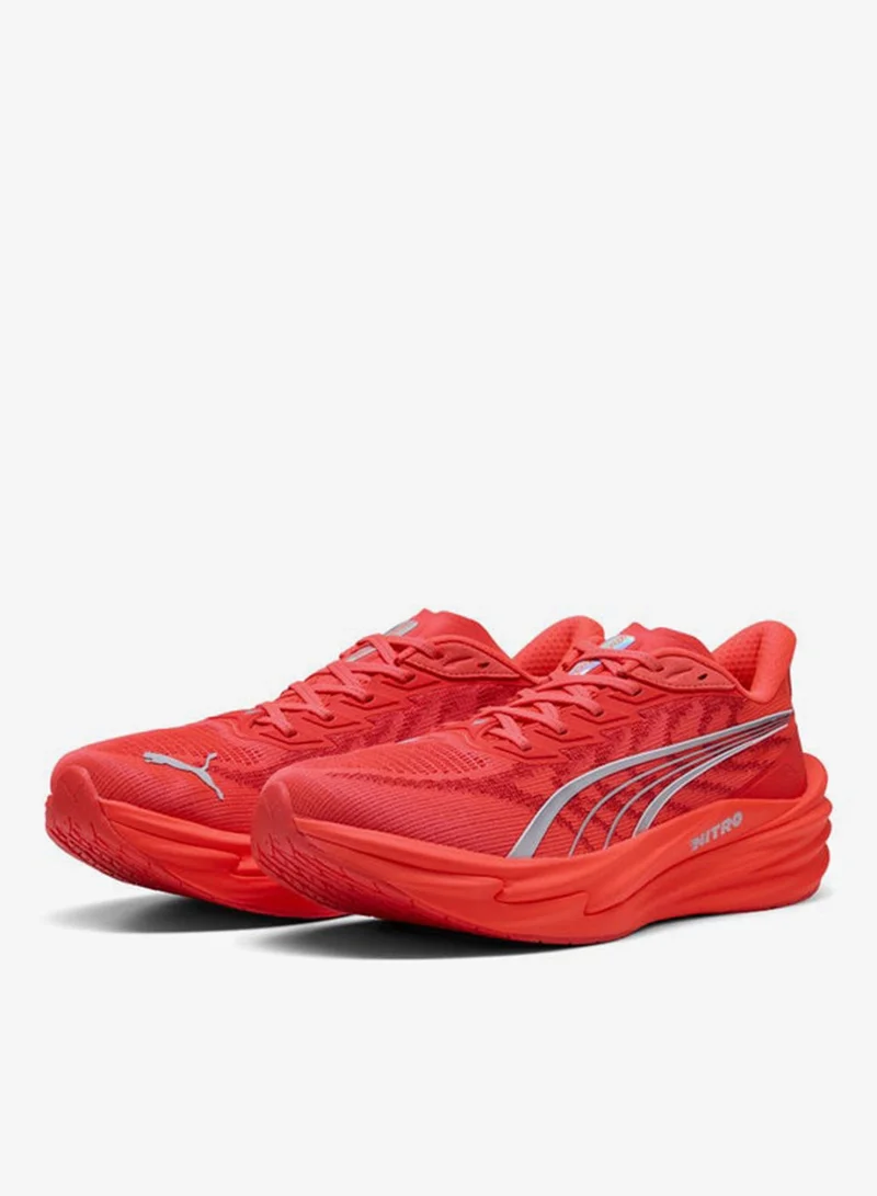 Puma Ultra Red-PUMA Silver Deviate NITRO™ 4 Running Shoes Men for Men | Best Price UAE
