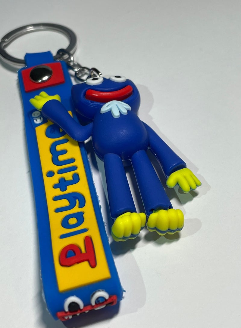 Generic Distinguished cartoon keychain cute accessory Haki Waki character keychain with ribbon that fits in the car wallet and bag nice creative gift - Image 2
