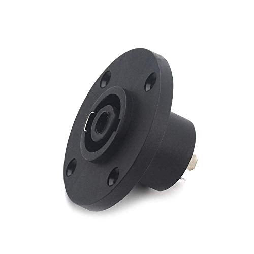 Yuyaokk 8 Pack SpeakOn Panel Mount Socket Round, 4 Pole Audio Speaker Jack Twist Lock Compatible with Speakon NL4MP, NL4MPR, NL4FC, NL4FX, NLT4X, NL4 Series, NL2FC, NL2 - Image 3