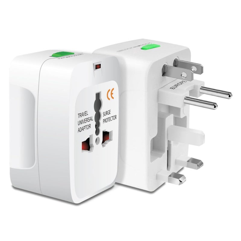 Naz Enterprise Naz Enterprise Universal Travel Adapter Plug Travel Adapter International All in One Worldwide Universal Travel Adapters Compatible with Smart Phone Laptop Mobile Camera Tablet Universal Adaptor  - Image 1