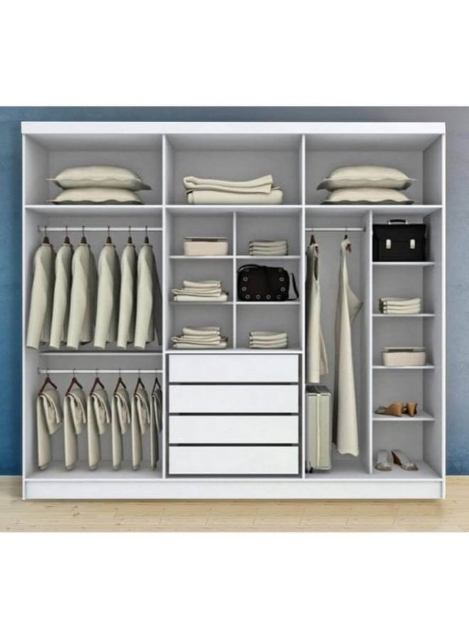 Wardrobe 50x200x180cm - White